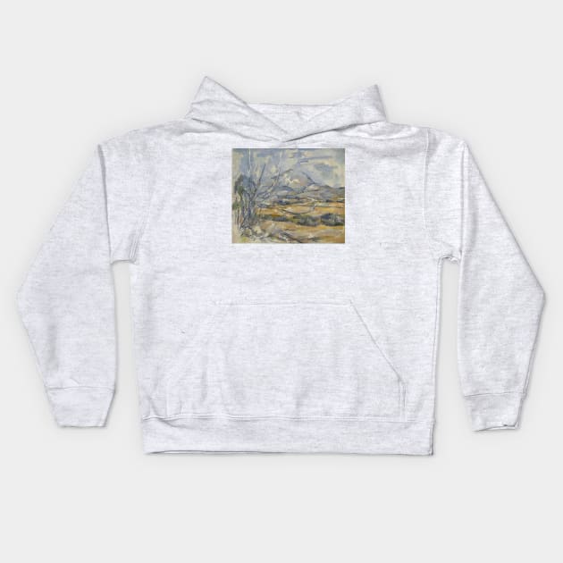 Montagne Sainte-Victoire by Paul Cezanne Kids Hoodie by Classic Art Stall